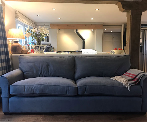 1 Bignor Extra Large Sofa in Linara Lead